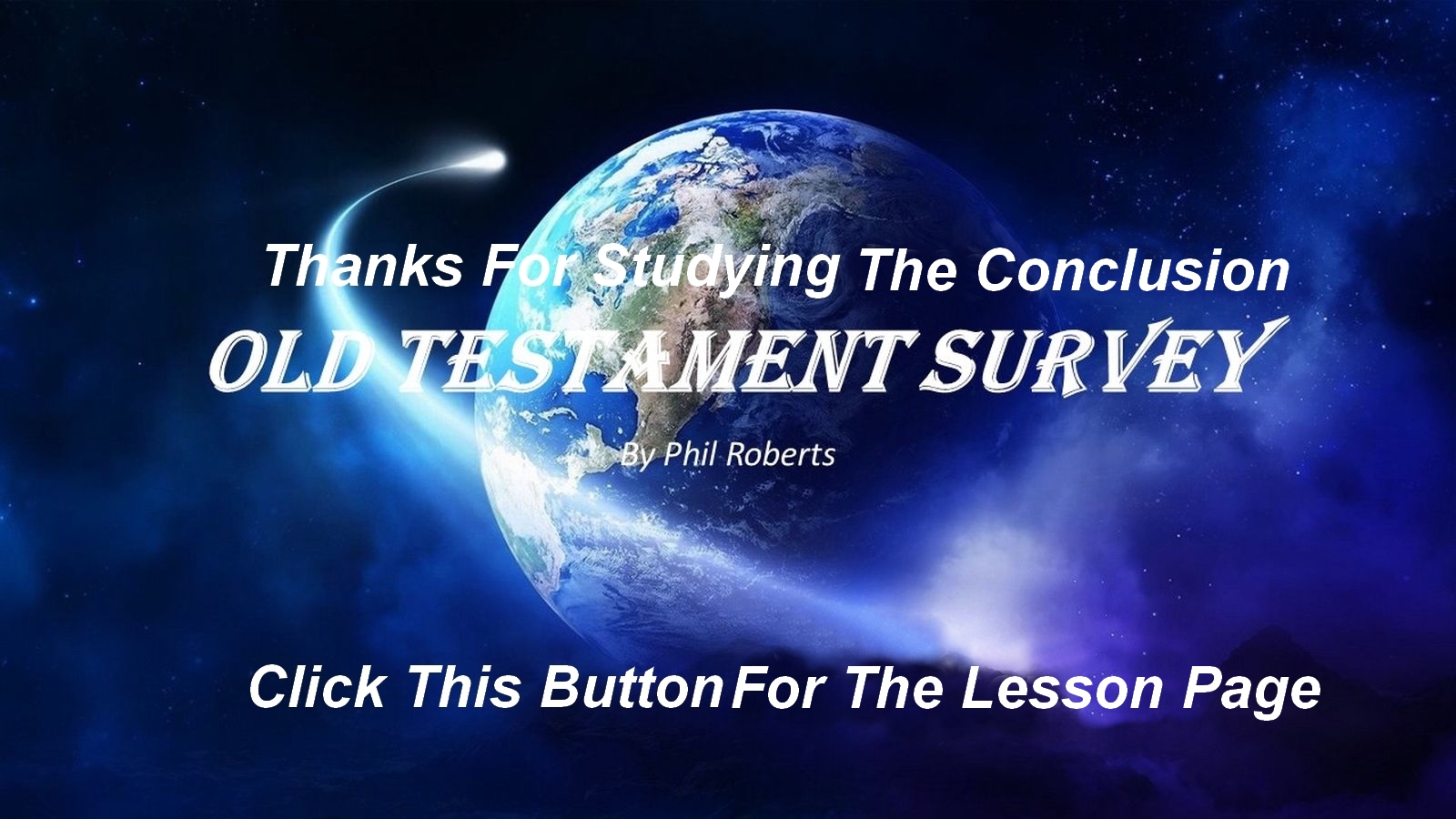 OT Survey 08 Tabernacle Conclusion – Interactive Bible Study